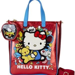 Hello Kitty Red and Blue Kids Accessory Bag